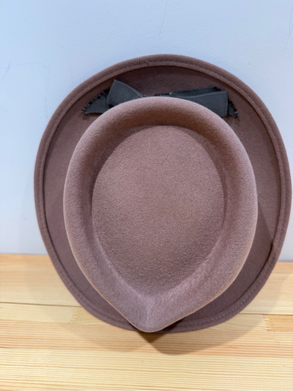 Vintage Jean-Charles Brosseau Paris Wool Fedora – Taupe/Brown - Picture 11 of 14